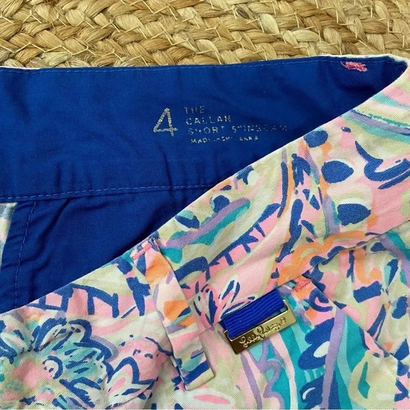 Lilly Pulitzer Pink Callan Shorts Women's Size 4 - Picture 3 of 4